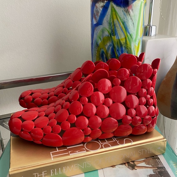 Melissa Shoes - Rare♦️Melissa x GAETANO PESCE Red Bubble Booties Shoes